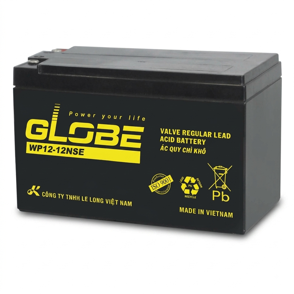 Ắc quy 12V-12AH GLOBE WP12-12NSE